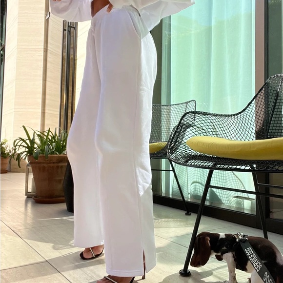 Heavy Manners Straight Leg Sweats in Snow White - Picture 12 of 12